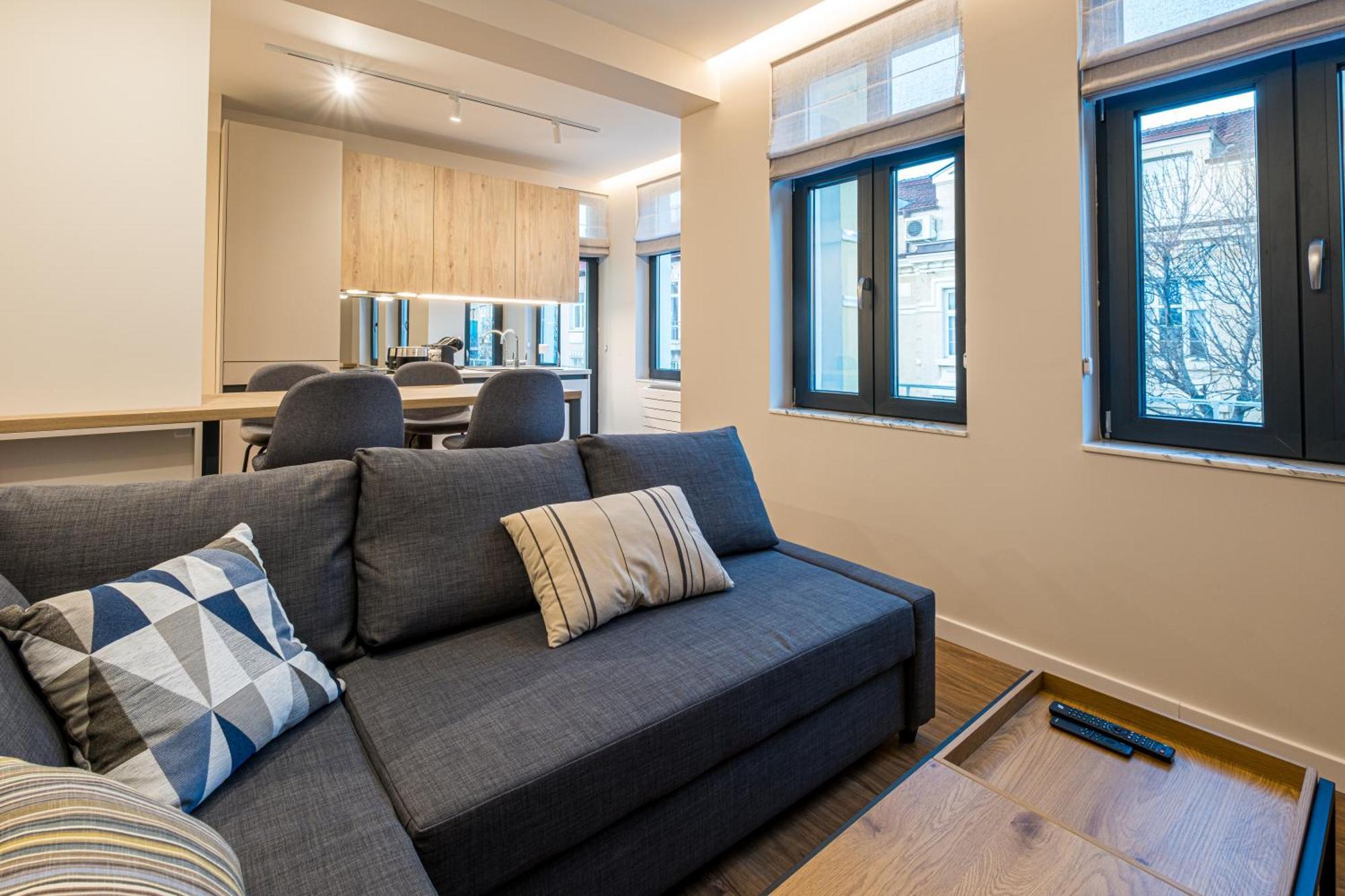 North 21 - Brand New Modern 1Bd Apt In Sofia Center By Flat Mаnager Kültér fotó